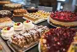 Cafe Burger Torten und Kuchen